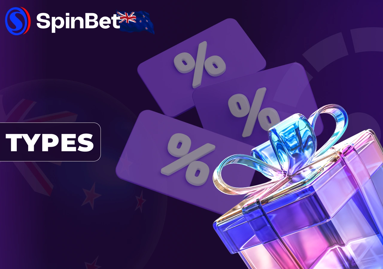 Different types of promo codes are available for players in New Zealand.