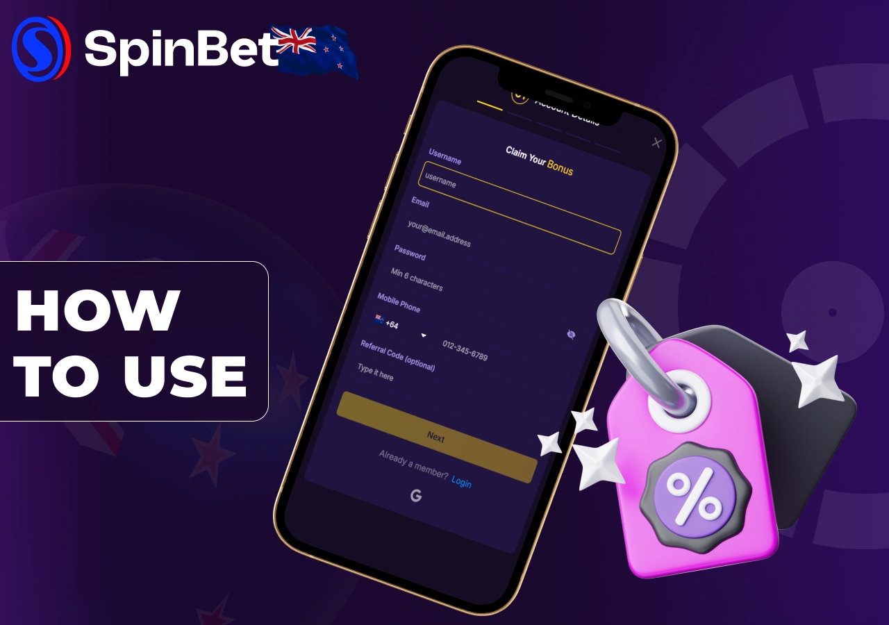 How to use a promo code correctly during registration or deposit.