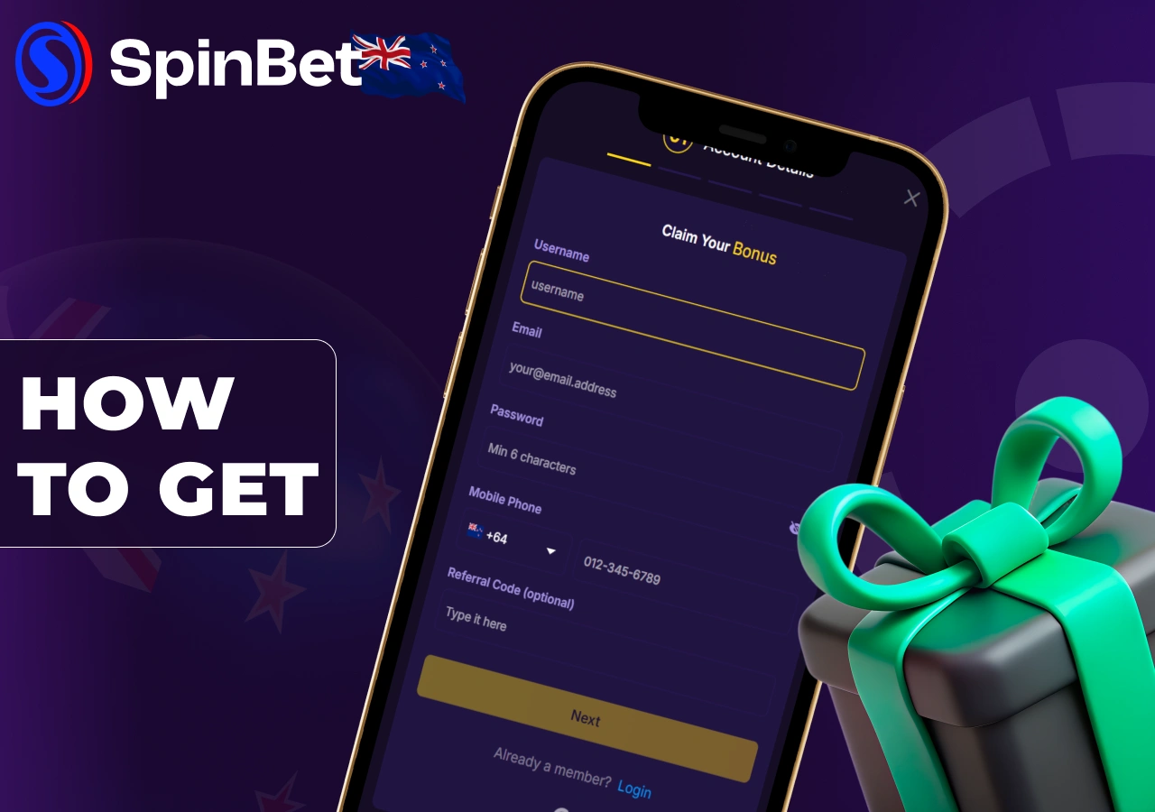 no deposit bonus - registration and account activation.