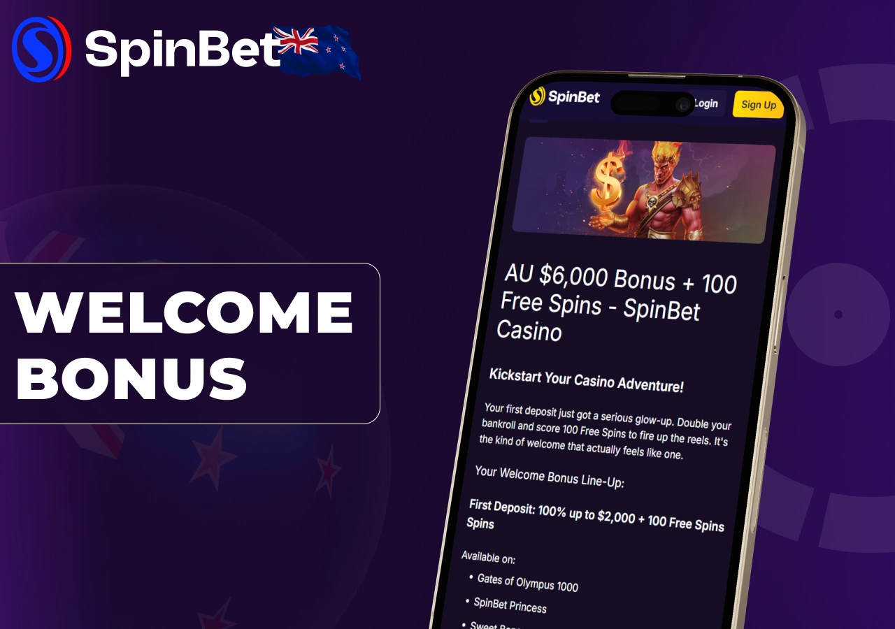 Welcome bonus provides extra funds on the first deposit.
