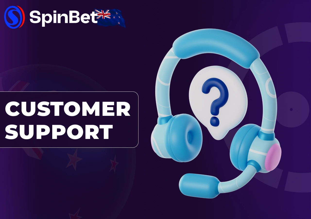 Customer support helps players in New Zealand resolve issues.